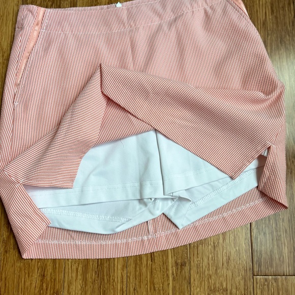 Lady Hagen Essential Seersucker Orange Striped, Purple Skort Bundle Size 2. 1265 - Picture 5 of 13